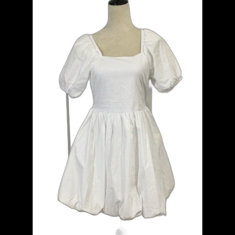 Habitual Dress Girls Teens Size 16 Color White Woven Bubble Dress